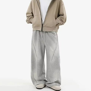 Pantalones Deportivos Holgados de Algodón para Hombre, Pantalones Cómodos y Suaves, Pantalones Deportivos Holgados de Forro Polar para Hombre, Pantalones Cálidos de Invierno - Product Image 1