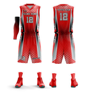 Uniformes de Baloncesto de Verano Transpirables Personalizados de Alta Calidad, Diseño 2025, Logotipo del Equipo - Product Image 4