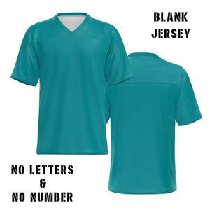 Maillots de football américain personnalisés en gros, de haute qualité, respirants, à manches courtes pour hommes, tailles plus grandes - Product Image 5