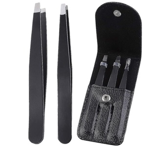 Pince à épiler les sourcils en acier inoxydable pince à épiler les sourcils grande précision pour les éclats et les poils faciaux incarnés - Product Image 1