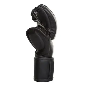 Gants d'entraînement de boxe et de MMA à quatre couches en cuir de vachette véritable et cuir PU respirants confortables en tailles de 8oz 12oz 14oz 16oz - Product Image 6