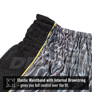 Shorts de Muay Thai à taille élastique et coupe ample, sur mesure, taille plus, Kimono de Jiu Jitsu, Shorts de Muay Thai - Product Image 4