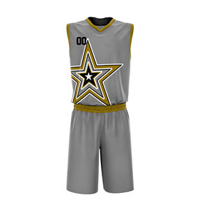 Costume de basket-ball d'équipe entièrement personnalisé, uniforme de basket-ball à séchage rapide au meilleur prix - Product Image 5