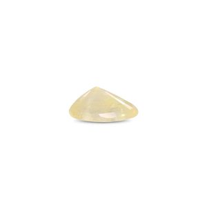 Zafiro Amarillo Natural - Gema Facetada de 8.99 Quilates Color Peridoto con Formas Ovaladas y Marquesa de Turmalina - Product Image 2