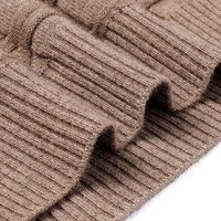 Automne et hiver chaud tricoté hommes pull mode col haut Patch à capuche Street Wear à capuche décontracté hommes pull