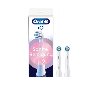Oral-B iO Gentle Cleaning-Cabezales de repuesto originales para cepillos de dientes eléctricos Oral-B iO Blanco, paquete de 2 - Product Image 1