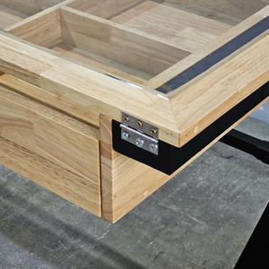 Minimalist Architectural Drawing <b>Table</b> 130x100cm Rubber Wood with Z-Shaped <b>Legs</b> Assembly Required-DD68010 - Product Image 6