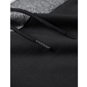 Vente en gros de sweats à capuche personnalisés pour hommes 5XL Patchwork Streetwear Sportswear Sweat à capuche de style survêtement printemps automne décontracté - Product Image 3