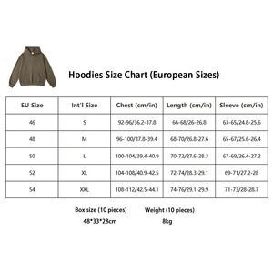 100% algodón para hombres para Puff estampado bordado chándales invierno Sudadera con capucha de gran tamaño otoño sudaderas con capucha - Product Image 4