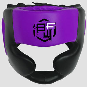 Best Premium Cowhide Leather Head Guard MMA Protective Gear Sparring Helmet Protector Boxing Fighting <b>Dummy</b> Type BLAZE GEAR - Product Image 1