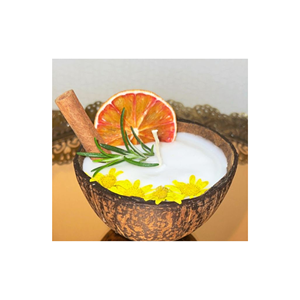 Vela de cáscara de coco de cera de soja perfumada con fragancia personalizada hecha a mano de lujo al por mayor, vela de coco grande - Product Image 5