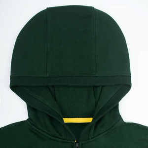 Fitness Wear Sudaderas con capucha de algodón para mujer con cremallera Logotipo de impresión personalizado Sudaderas con capucha de gimnasio y sudaderas con capucha para mujer - Product Image 2