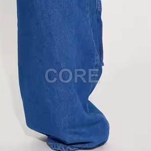 Pantalons jeans cargo multi-poches pour femmes à la mode Pantalons jeans cargo multi-poches pour femmes à taille personnalisée - Product Image 6