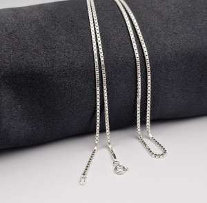 Cadena de caja de Plata de Ley 925 de excelente calidad para hombres y mujeres diseñador hecho a mano diseño clásico de moda tamaño personalizado - Product Image 5