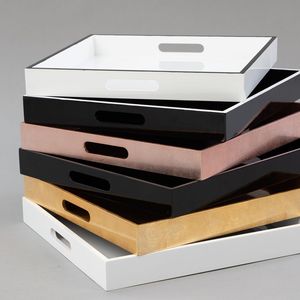 Bandeja de Lacquerware para artículos, bandejas decorativas de joyería, de lujo, personalizadas, para tocador, mesa y encimera, hechas a mano, vietnam - Product Image 3