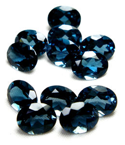 Topacio Azul Natural, Corte Ovalado Facetado, Piedra Preciosa Suelta Hecha a Mano para Joyería, Venta al por Mayor de Piedras Sueltas - Product Image 3