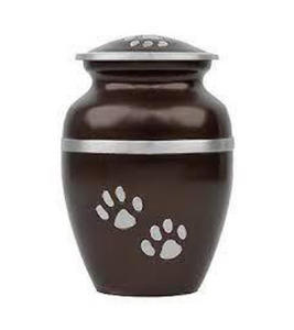 Urna de cremación de latón pequeña con estilo moderno Diseño clásico para cenizas de mascotas Suministros funerarios al por mayor Urna decorativa - Product Image 1