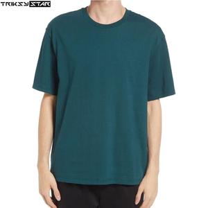 Vêtements décontractés pour hommes T-shirt à manches courtes Taille adulte personnalisée Nouveau produit-T-shirt en jersey teint uni à faible quantité minimale de commande - Product Image 2