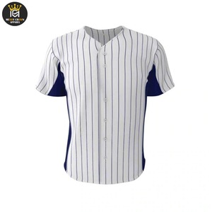 Meilleure vente en gros chemises de baseball unisexes personnalisées vêtements de softball unis à séchage rapide maillot de baseball sublimé pour hommes - Product Image 3