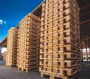 Paleta de Madera Resistente ISPM 15, Paleta de Madera de Exportación Tratada Térmicamente para Logística y Almacenamiento - Product Image 2