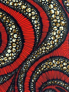 African Wax Print Cotton Fabric for <b>Party</b> Wear, Skirts & Traditional Outfits - Product Image 5