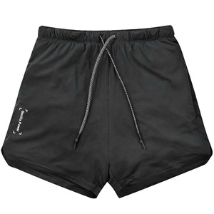 High Street Basic Athletic Cotton Shorts 100% Poliéster Secado rápido Gimnasio Pantalones cortos deportivos transpirables Cordón Pantalones cortos para correr - Product Image 6