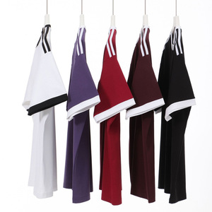 เสื้อยืดผู้ชายอินเทรนด์โลโก้ตามสั่งเสื้อยืดแขนสั้นคอลูกเรือ100% 240กรัม - Product Image 2