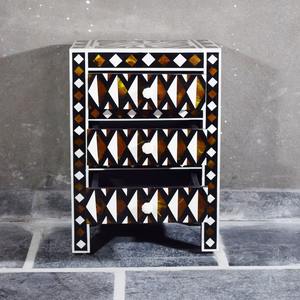 Commode de rangement en incrustation d'os faite à la main, meubles de luxe pour la chambre à coucher, le salon et le bureau, à prix de gros - Product Image 1