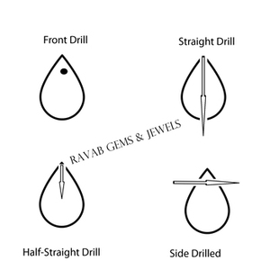 Cuarzo pulido liso Briolette de ónix verde de 11x20mm de alta calidad para pendientes naturales que hacen piedras preciosas sueltas calibradas - Product Image 3