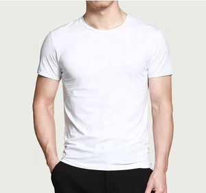 Qualité supérieure Vente en gros 100% coton T-shirt uni Motif solide Jersey Tissu 220 Poids Unisexe Slim Fit - Product Image 4