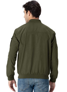 Veste bomber professionnelle personnalisée en toile de haute qualité, vente chaude, fabricant - Product Image 4