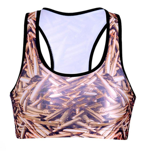 Soutien-gorge de sport pour femmes sans couture à soutien élevé Crop Fitness Gym Yoga exercice entraînement dos nu Options de taille supérieure pour courir Jogging - Product Image 5