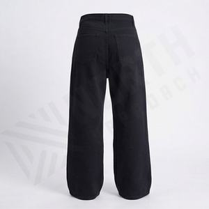 Pantalons tendance de mode haut de gamme surdimensionnés, respirants, imperméables, à jambes larges, en toile, style hip-hop, taille haute, sur mesure pour femmes - Product Image 2