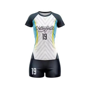 Uniforme de voleibol para mujer, tela suave, jersey, pantalones cortos elásticos, ligero y cómodo - Product Image 5
