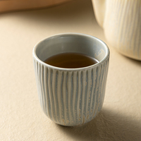 Ensemble de vaisselle en céramique grise de style rustique européen, durable et écologique, pour restaurant, hôtel, café, bar, vente en gros