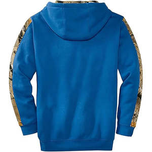 Sweat à capuche oversize en coton 100% de haute qualité, imprimé dessin animé automne, motif gaufré, méthode de tissage non tissé, camouflage de chasse - Product Image 5