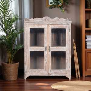 Rustic <b>Wooden</b> Bookshelf for Home Office Living Room Bedroom School Hotel with Durable Metal Cabinet Design - Product Image 2