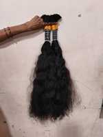 Cheveux en vrac droits, forts, 100% vrais cheveux humains. Perte de cheveux humains sans enchevêtrement provenant de l'inde