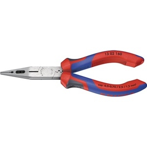 KNIPEX Multi-Component Grips Wire Crimper Polished 0.5-0.75/1.5/2.5 Mm Length 160 mm Wiring <b>Pliers</b> - Product Image 1