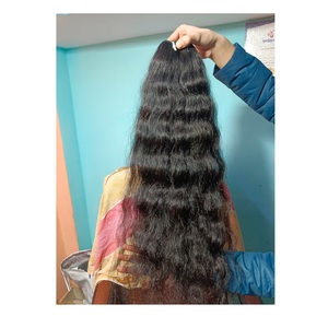 Extensions de cheveux indiens vierges bruts à double dessin de haute qualité Faisceaux de cheveux en trame naturelle Fournisseur de confiance en gros - Product Image 1