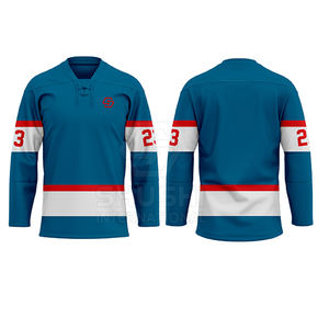 Jersey de Hockey sobre Hielo para Hombre, Personalizado con Logotipo, Color Personalizado, Impermeable, Transpirable, 100% Poliéster, Tallas Grandes, Precio Razonable, MOQ Bajo, para Venta en Línea - Product Image 1
