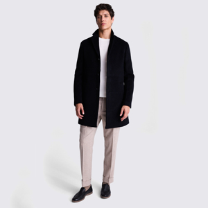 2024 nueva llegada de invierno moda masculina abrigos cálidos transpirables marca personalizada botón más cerca hombres abrigos largos - Product Image 4