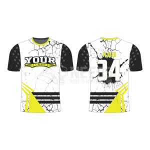 Camiseta de Béisbol/Sóftbol Unisex de Talla Grande, Personalizada con Impresión por Transferencia de Calor, 100% Poliéster, Antibacteriana, de Secado Rápido y Transpirable, 2025 - Product Image 4