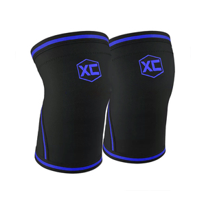 Genouillère en néoprène de haute qualité 7 mm, robuste, douce, personnalisée, soutien professionnel pour l'entraînement, pour les squats, la musculation, la sécurité - Product Image 1