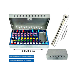 Kit d'implants dentaires universels en gros, 50 pièces, forets coniques professionnels, acier inoxydable, réutilisables, poignée ergonomique - Product Image 5