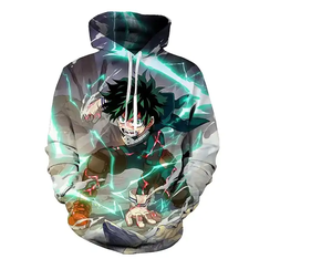 Sweat-shirts à capuche en sublimation graphique pour le dropshipping, tous motifs anime pour hommes, en polyester/coton respirant Felipa - Product Image 1