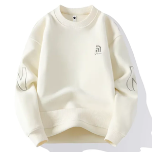 The New Listing Jumpers para hombres 350gsm Sudadera unisex sólida O-cuello Recortado Hombres Sudadera para otoño - Product Image 6