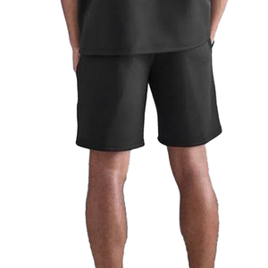 High Quality Unisex Casual Men's <b>Sweat</b> <b>Shorts</b> Breathable Elastic Mid Waist Solid Color Eco-Friendly - Product Image 4