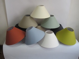 Lámpara de Techo Decorativa Moderna de Lujo con Forma de Cono de Tela de Lino, Juego de Lámparas de Pared Interior con Cubiertas para Promociones - Product Image 3