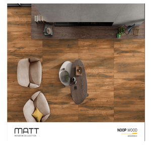 Azulejos de suelo de madera de estilo moderno de 600x1200mm Azulejo de suelo de porcelana esmaltada pulida Azulejos de porcelana esmaltada - Product Image 4